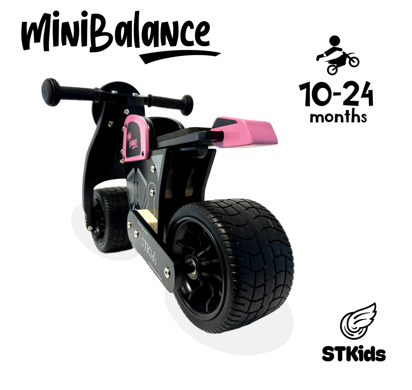 Ride-On MiniBalance Cafe Racer Pink
