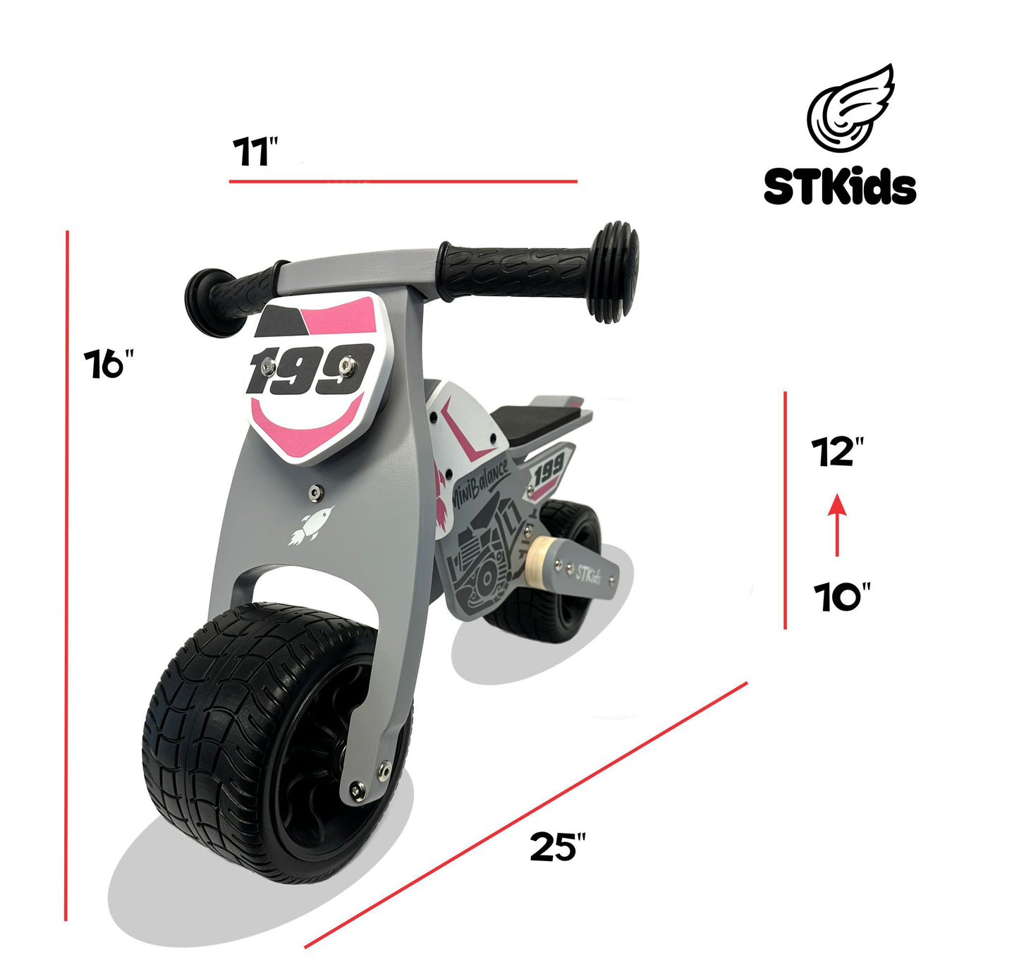 Ride-On MiniBalance Cross Pink