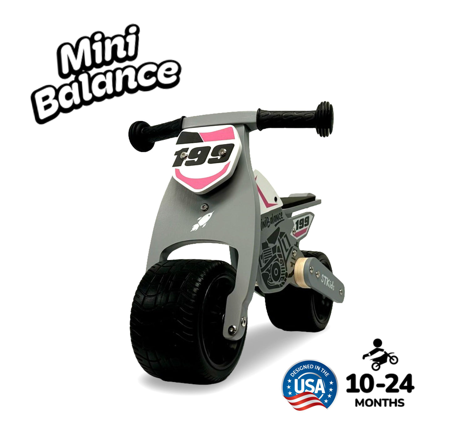 Ride-On MiniBalance Cross Pink